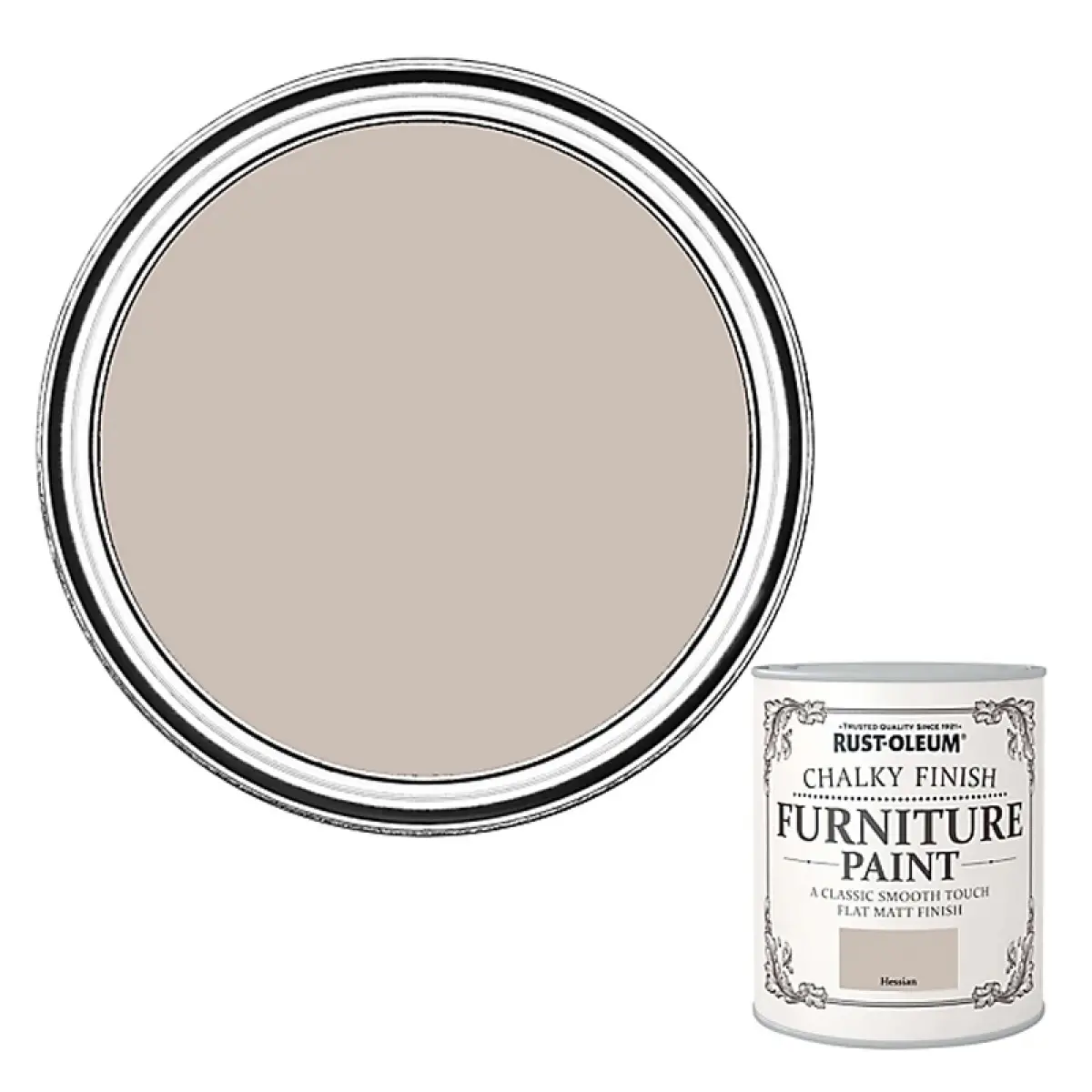  Vopsea pentru mobila cu aspect calcaros Rust-Oleum Luta 750 ml